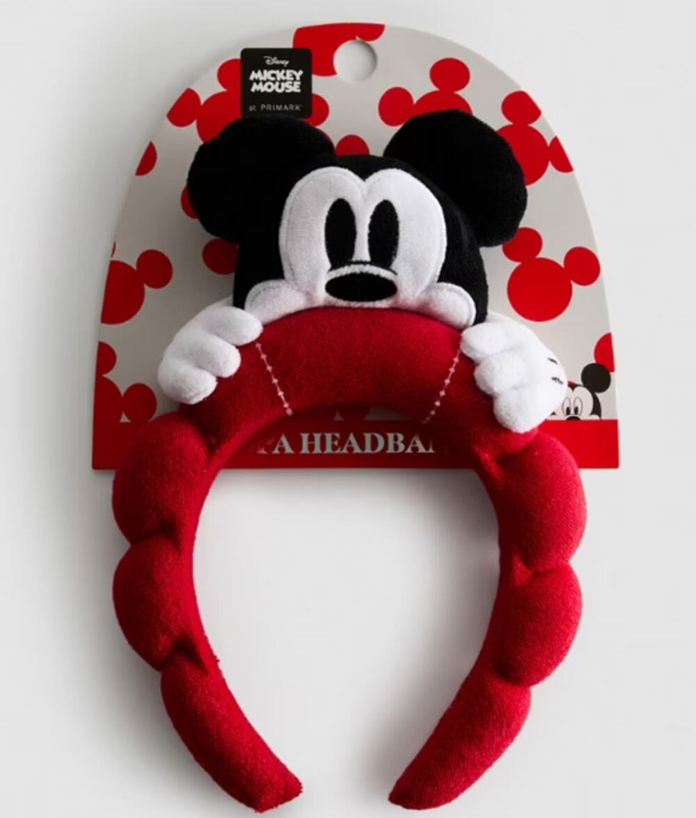 Disney x Primark Mickey Mouse Plush Headband | NWT